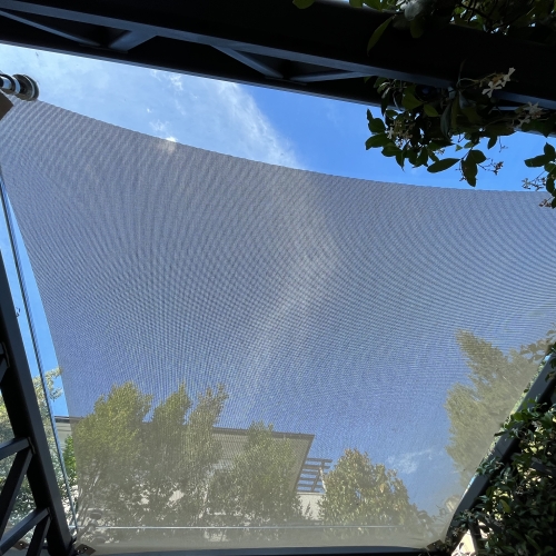 Schermatura sotto pensilina vetro